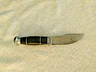 Vintage CATTARAUGUS Hunting Knife U.  S.  A.  