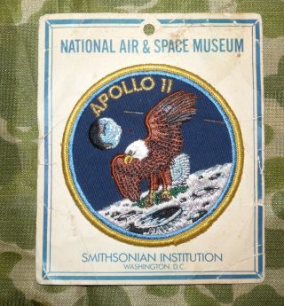 Smithsonian Institution Nasa Apollo 11 Mission To The Moon 1967 Patch