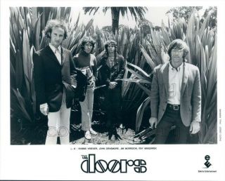 Press Photo Rock Band The Doors Jim Morrison Krieger Densmore Manzarek