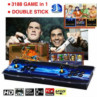3188 In 1 Video Games Double Stick Retro Arcade Console 2 Player Hd Fr Pc Laptop