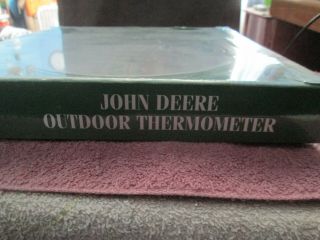 JOHN DEERE LARGE OUTDOOR THERMOMETER.  Licensed item. 2