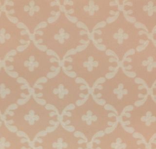 1940s Vtg 1950s 5 Rolls Wallpaper Pink With White Pattern Design 22 