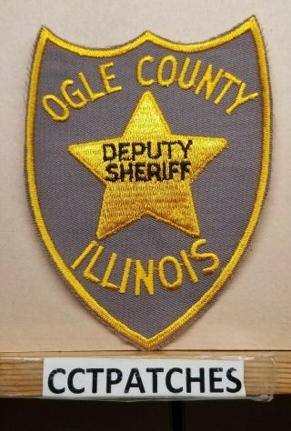 Ogle County,  Illinois Sheriff (police) Shoulder Patch Il