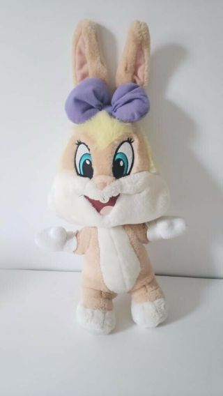 Six Flags Baby Looney Tunes 17” Lola Plush Stuffed Animal Big Head Bugs Bunny