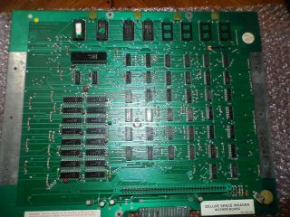 Midway Space Invaders Deluxe Arcade Pcb Board Set For Repair