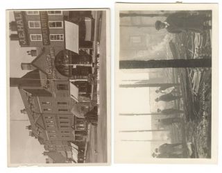 1920 Wisbech Fire & High Street 1933.  Both Rp Pc Starts At £10