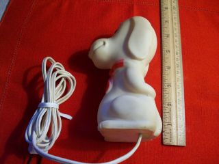 Snoopy Night Light Vintage Vinyl Lamp; Cute And Usable;works Fine