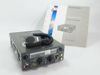 Kenwood Tr - 7400a Vintage Ham Radio 2 - Meter Fm Mobile Transceiver Sn 310286
