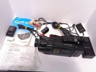 Vintage 1987 Sony Handycam Video Camera Recorder 8 Ccd - V4 Fast