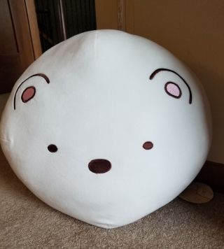 14 " /35cm Sumikko Gurashi Shirokuma Polar Bear Large Mochi Plush Japan -