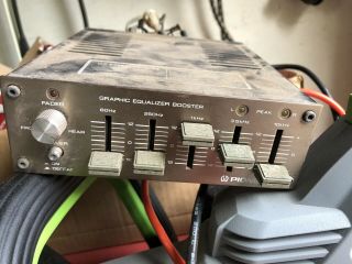 Vintage Pioneer Car Stereo 5 Band Graphic Equalizer Booster Model Ad - 30