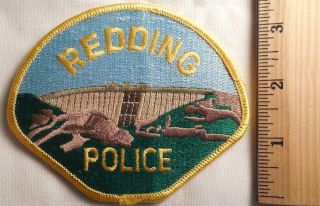 Redding California Police Patch (highway Patrol,  Sheriff,  Ems)