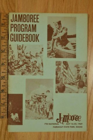 Boy Scouts 1969 7th National Jamboree Program Guidebook Idaho Bsa