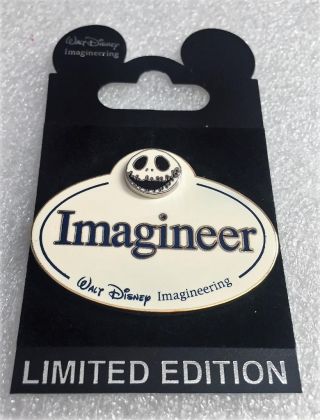 Disney Wdi Jack Skellington Imagineer Cast Name Tag Badge Le 300 Pin