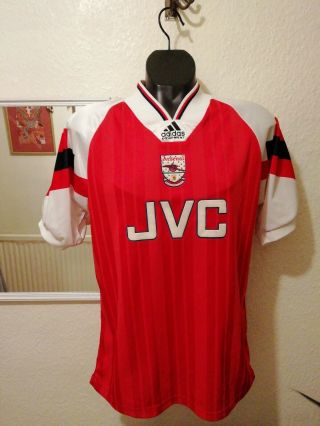 Vintage Arsenal Fc 1992/93 Adidas Home Shirt Size 38/40 "