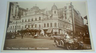 Early Photographic Postcard Of The Palace Theatre Oxford Road Manchester