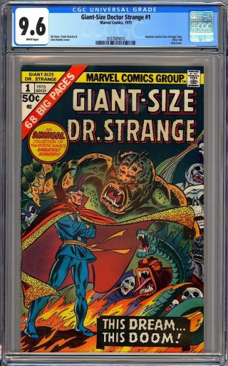 Giant Size Doctor Strange 1 - Cgc 9.  6 - Wp - Nm,  Gil Kane John Romita 1975