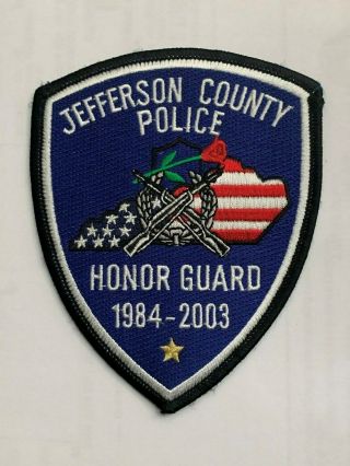 2003 Jefferson County Kentucky Police Honor Guard Patch