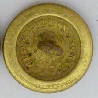FIRMIN ANTIQUE GILT METAL BUTTONS WITH RAISED INITIAL P,  19TH CENTURY 2