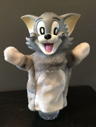 Vintage Tom & Jerry Tom The Cat Plush Hand Puppet Adorable