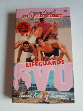 Sweet Valley University Svu 23 Lifeguards Sweet Kiss Of Summer Ya Novel Book Vtg