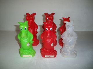 6x St George Bank Building Society Dragon Money Boxes Banks Collectable