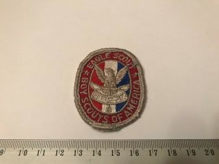 Eagle Scout Badge Rank 1960s Cloth Back Vintage Boy Scouts Of America Bsa