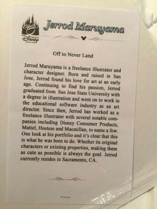 Disney Wonder Ground Deluxe Print Peter Pan Off To Never Land Jerrod Maruyama 3
