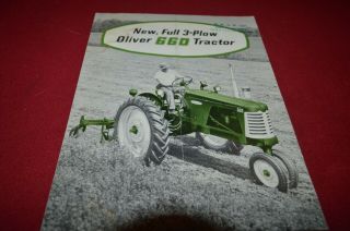 Oliver Tractor 660 Tractor For 1959 Dealer 