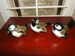 3 Goebel Bird Figurines,  All Exc.  Cond.  All Good Beaks,  All Signed