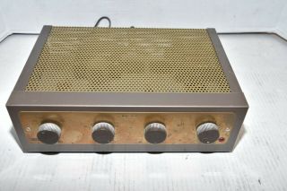 Vintage Eico Hf - 12 Integrated Mono Amplifier With Vacuum Tubes