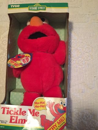 Tickle Me Elmo Doll By Tyco 1996 Sesame Street Doll Vintage