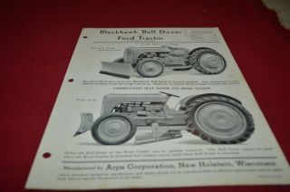 Ford Tractor Blackhawk Bull Dozer Dealers Brochure Amil15