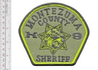 K - 9 Police Colorado Montezuma County Sheriff Department Canine Unit Officer Acu