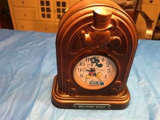 Retro Seiko Walt Disney Hollywood Mickey Mouse Alarm Clock 1990s