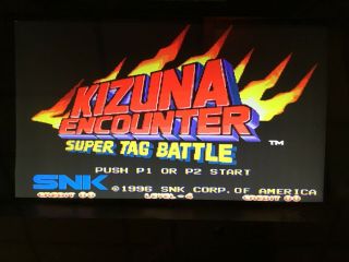 KIZUNA ENCOUNTER TAG BATTLE - Neo Geo MVS SNK 2