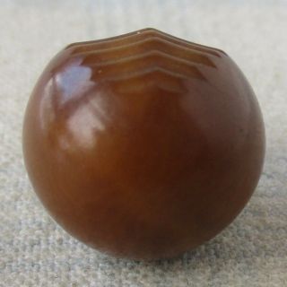 3/4 " Carved Vegetable Ivory Ball Button