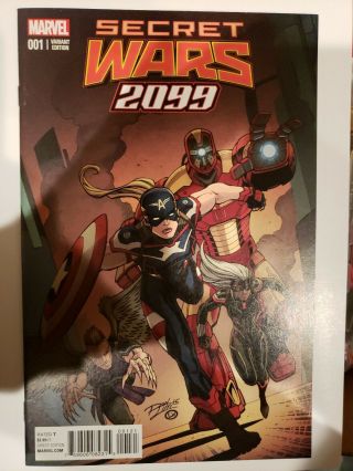 Marvel Comics Secret Wars 2099 Lim Variant Cover 1st Roberta Mendez 1:25
