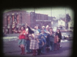 8mm Movie Video Film Reel Mansfield Ohio Girl Scout Troop Band Parade Bowling,