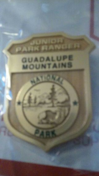 Junior Park Ranger Badge Guadalupe Mountains National Park