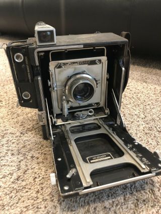 Vintage Graflex Crown Graphic 4x5 Camera