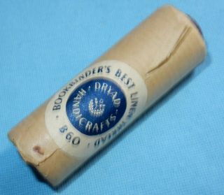 Vintage Bookbinders Best Linen Thread B60 Dryad Handicrafts No 25 2 Cord