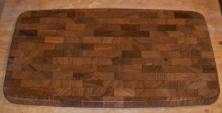 Large Vintage Digsmed Denmark Thick Heavy Cutting Board 20x12x1 3/1