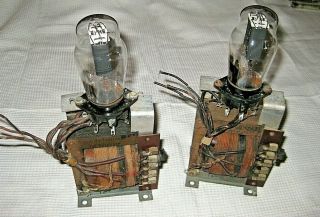 Vintage Matched Pair Telefunken Power Transformers For Field Coil Speaker