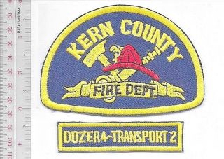 Dozer Kern County Fire Department Kcfd Dozer 4 & Transport 2 Team Patch