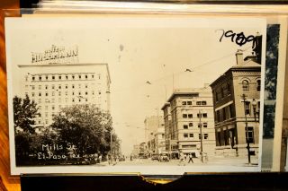 7969,  Real Photo,  Seldom Seen Mills St.  El Paso Tx 1929
