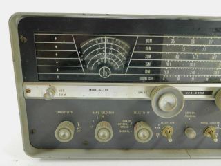 Hallicrafters SX - 110 Vintage Ham Radio Tube Receiver  SN 132265 2