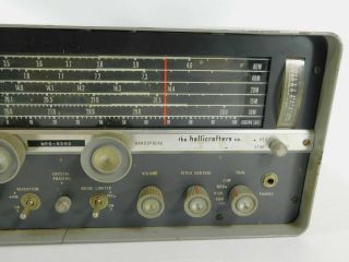 Hallicrafters SX - 110 Vintage Ham Radio Tube Receiver  SN 132265 3