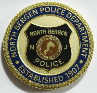 North Bergen Police Department Jersey Challenge Coin
