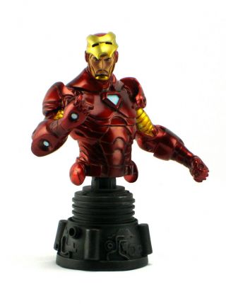 Bowen Designs Iron Man Mini Bust Unmasked Version Marvel Sample 620/700 No Box